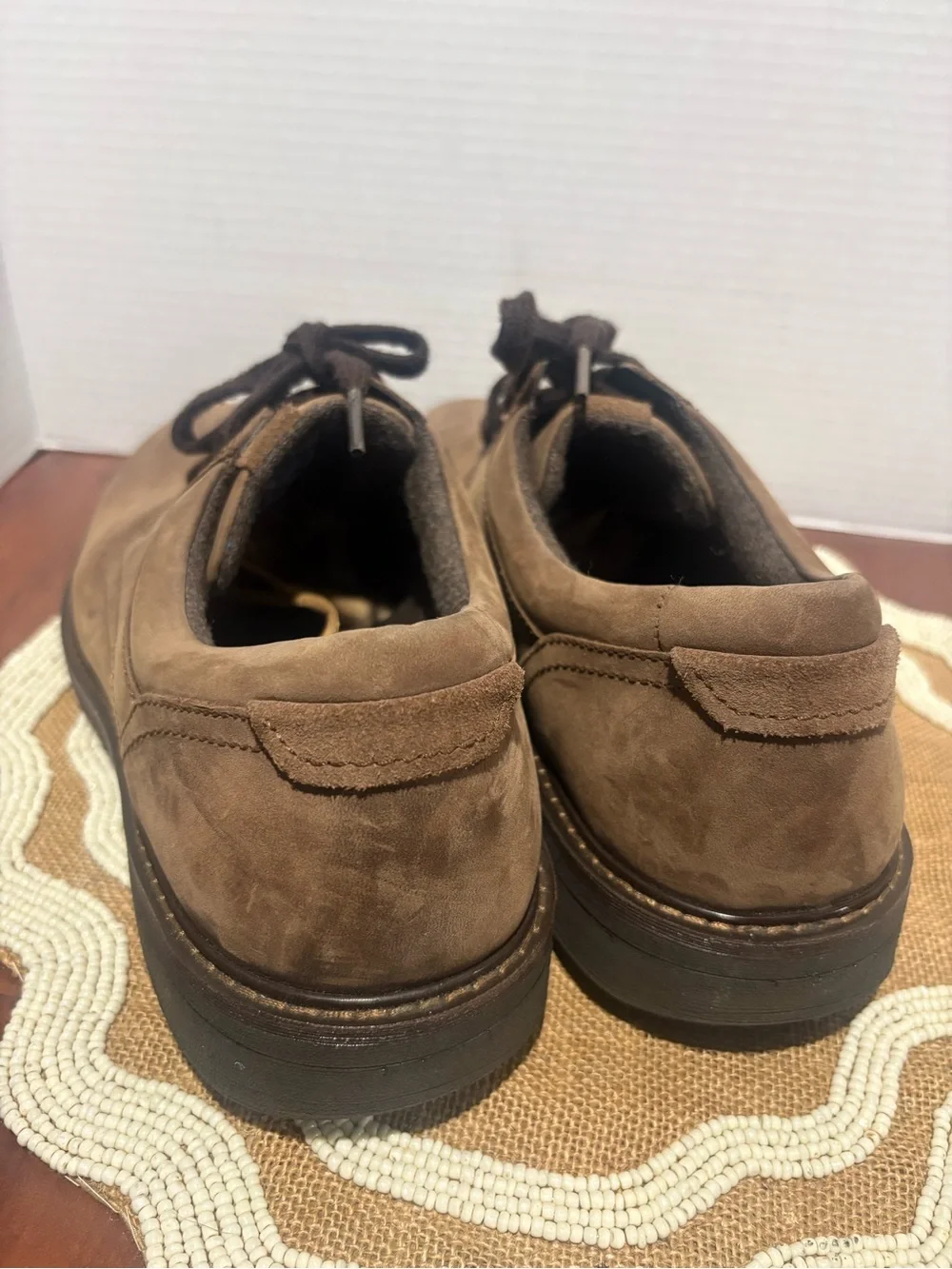 Men's Brown Lace-Up Casual Dress Shoes